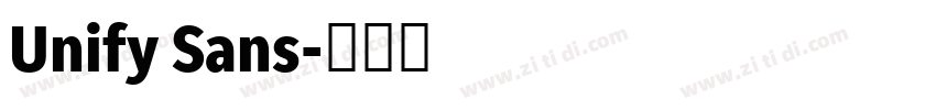 Unify Sans字体转换 Unify Sans字体转换